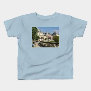 Paris Luxembourg Gardens and Senate Kids T-Shirt